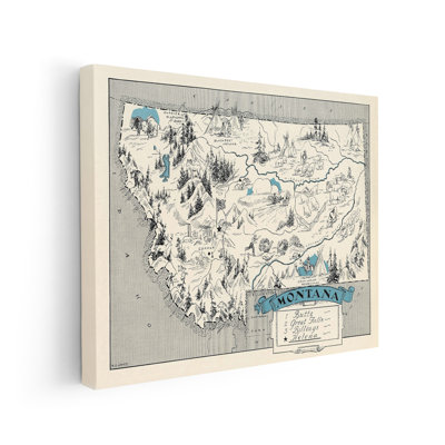 Montana Pictorial Map