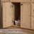 Jadaya 48 Inch Single Sink Bathroom Vanity Set With Resin Sink Top, Faucet and Drain, Assembly Required-239840956