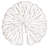 20.5" Leaf Pattern Wall Decor In Bright White Finish - Modern Iron And Paper Wall Art-219473309