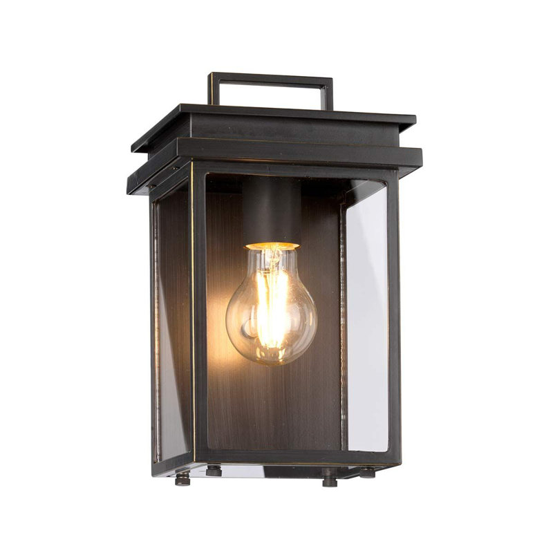 Kenshaw Outdoor Wall Lantern, 26.1cm H x 16.5cm W x 18.5cm D