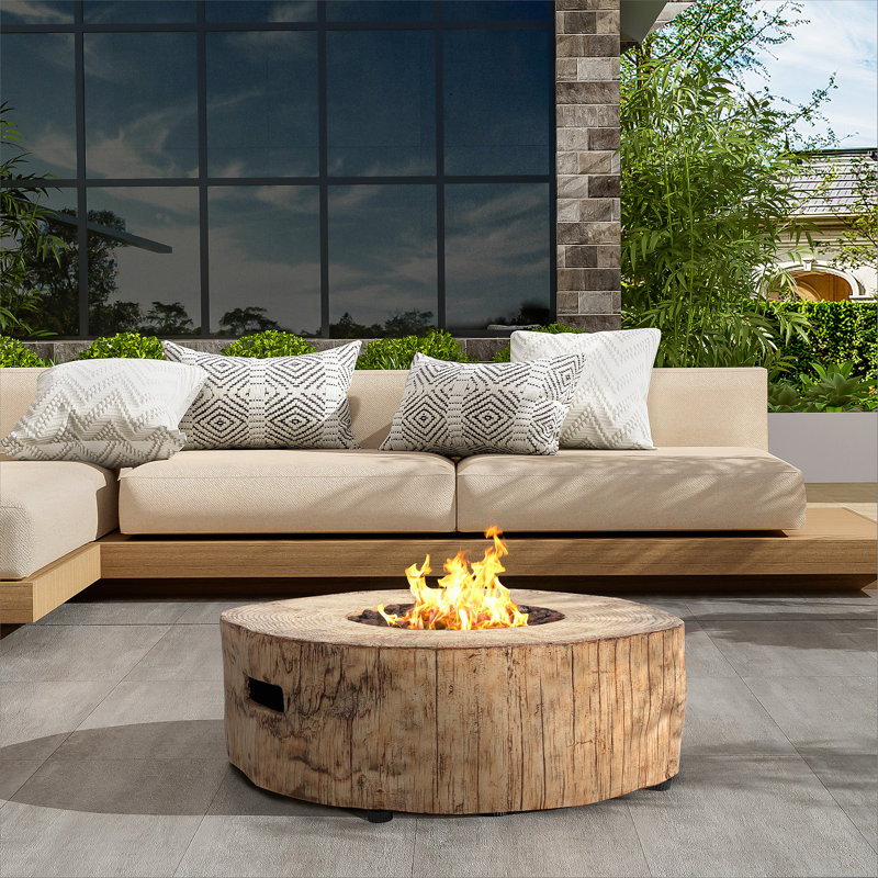 Patio Round Shape Fire Pit, 30, 000BTU