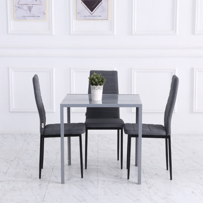 Metal Base Dining Table