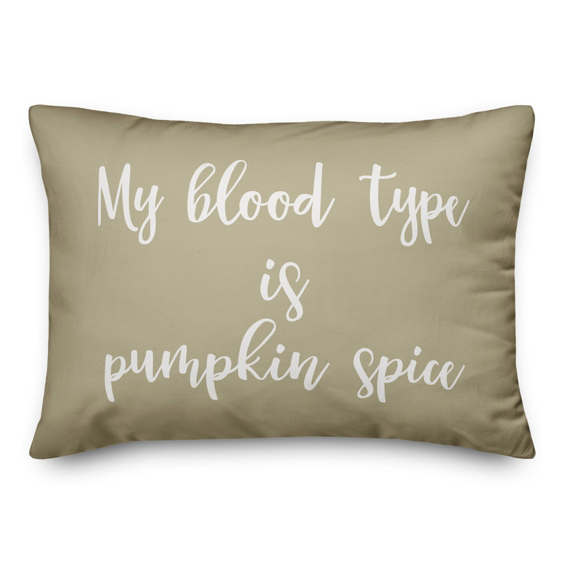  Coussin My My Type Is Is Pumpkin Spice, Beige