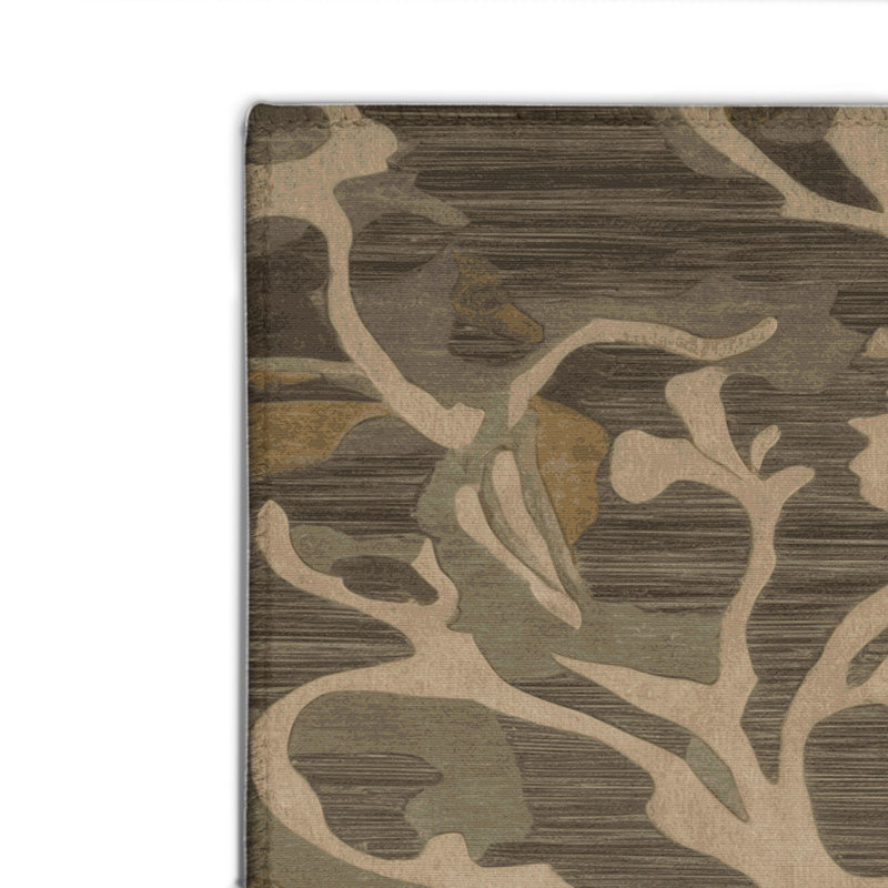 Tapis d'intérieur et d'extérieur brun Nature, Rectangulaire 2 pi x 3 pi