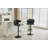 Ergonomic Adjustable Swivel Bar Stool With High-Back Support