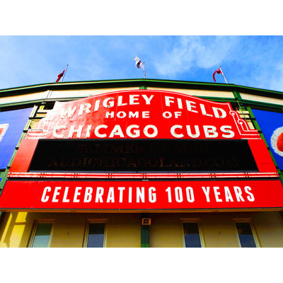 " Wrigley Field Sign, Chicago Illinois "