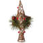 Natural Star with Pinecones Tree Topper