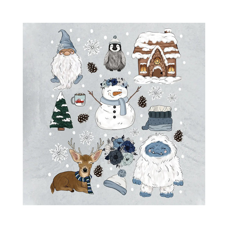 Frosty Feels by Katie Bryant - Wrapped Canvas Gallery-Wrapped Canvas Giclée, 66.04 cm H x 66.04 cm W x 1.91 cm D