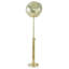 Transitional 1 Light Gold Orb Floor Lamp