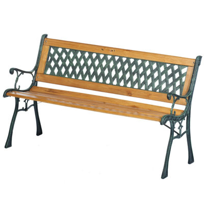 Mefford Powder Coated Steel Outdoor Bench