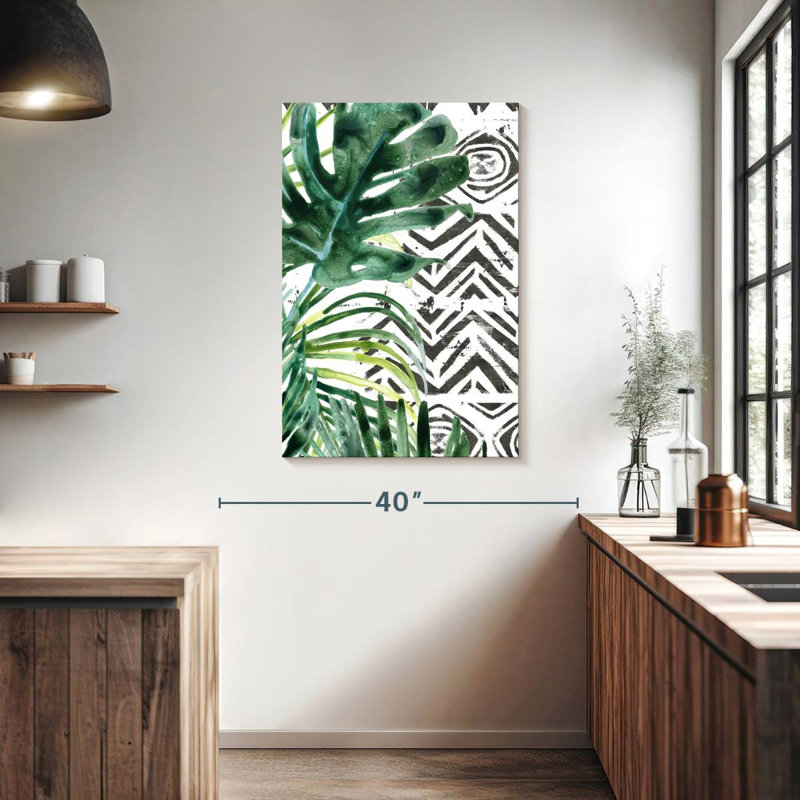 Harnek Palm Pattern II, 39" H x 26" W