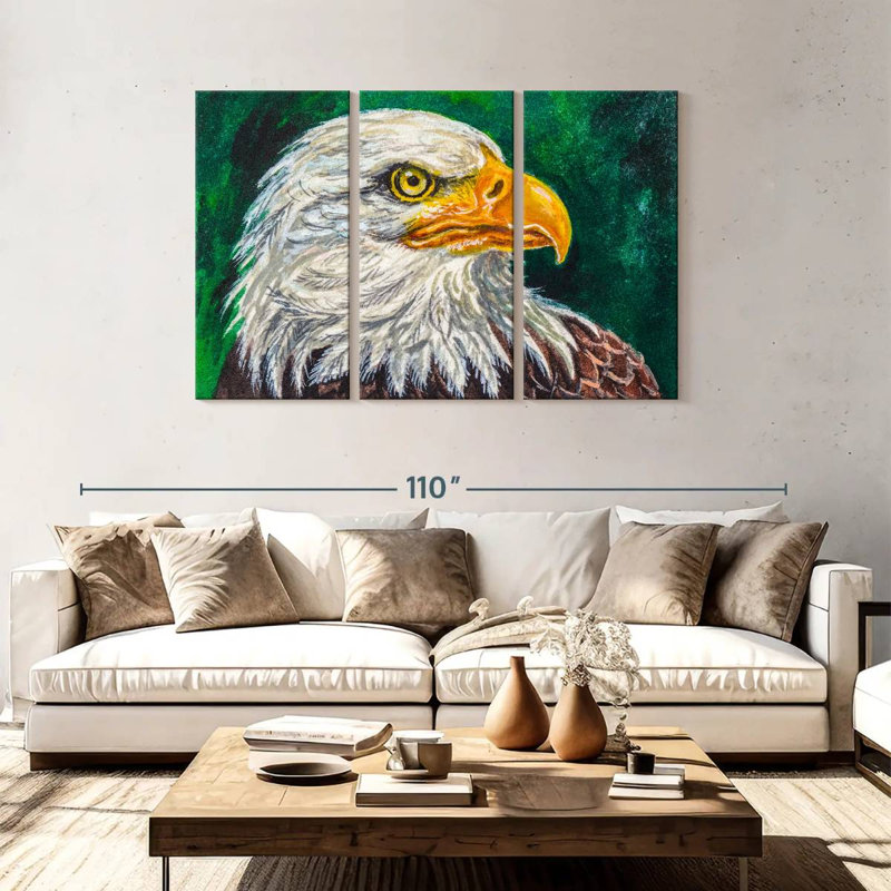 Bald Eagle, 48" H x 74" W