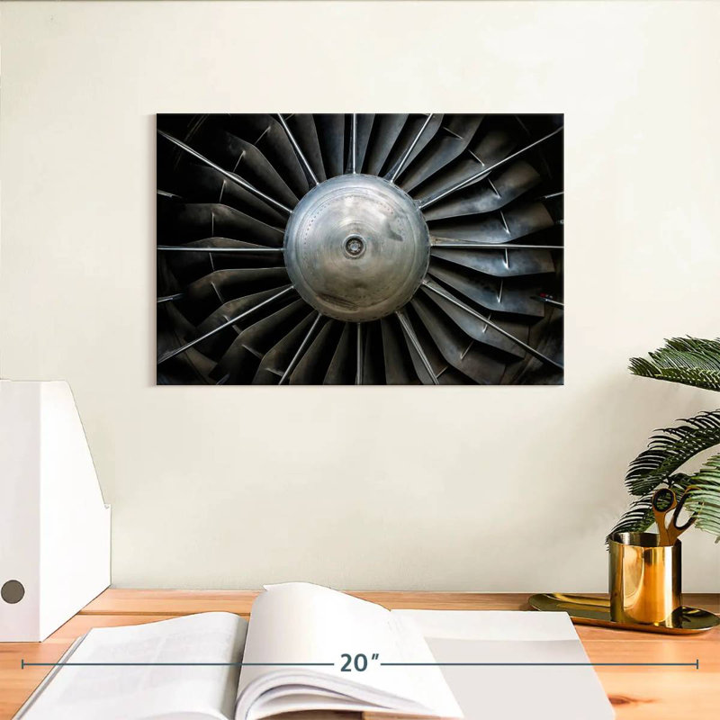 Mehar Aircraft Turbine, 8" H x 12" W