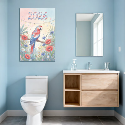 Fashion Parrot Flowers Lights Confetti Sky Tree Branch