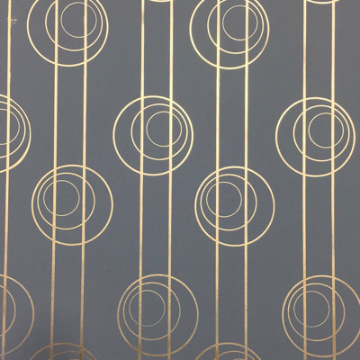 Maxine Geometric Metallic Wallpaper Roll