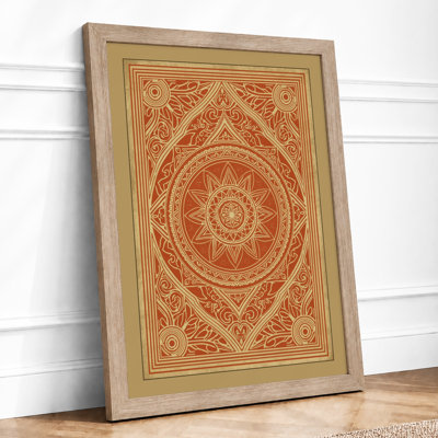 Mandala Ornament Eclectic - Framed Print