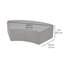 Repose-pieds rembourré S Series Pro Series 12 po-101545373