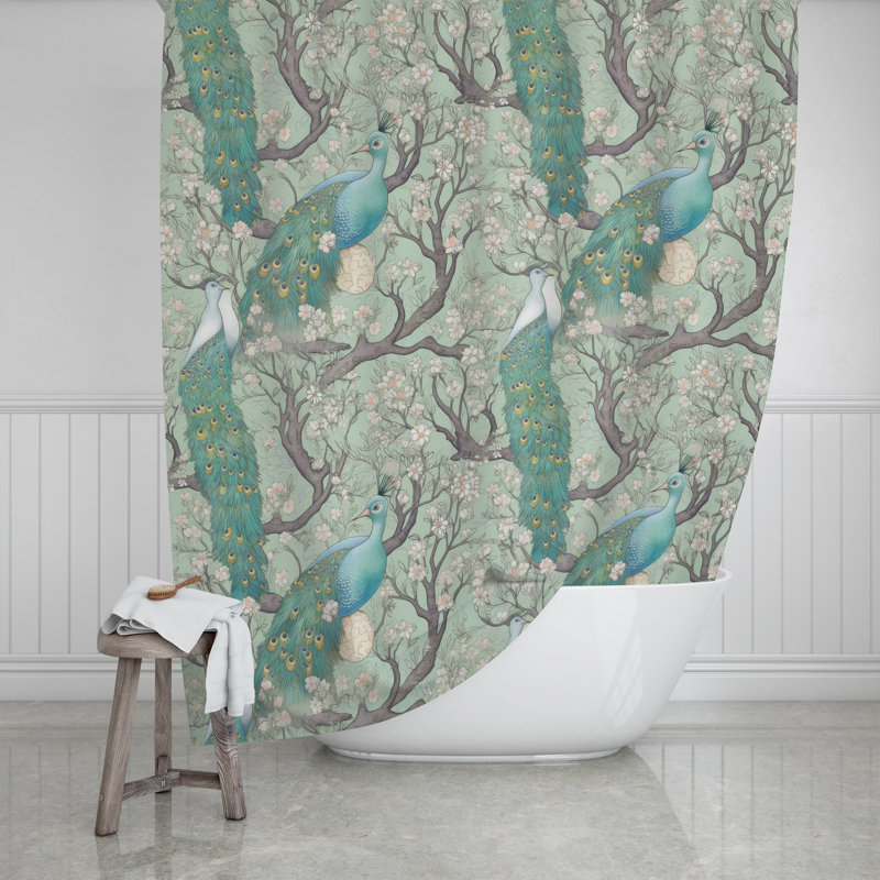 Advaita Shower Curtain, 93" H x 70" W