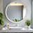 Ayde Round Solid Wood Bead Accent Mirror Home Decoration-1036687207-1052922334