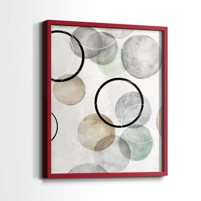 Bubbles I Framed Print - Solid Wood