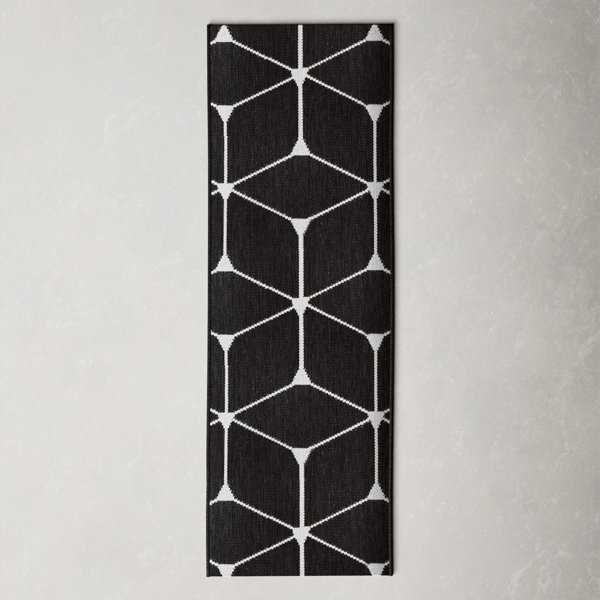 Abbi Black Indoor/Outdoor Rug & Reviews | AllModern