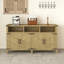 Porte de 59 pouces moderne 59 pouces avec prises de courant, ports USB, tablettes réglables et rangement semi-ouvert pour une utilisation dans plusieurs pièces.-1628837577