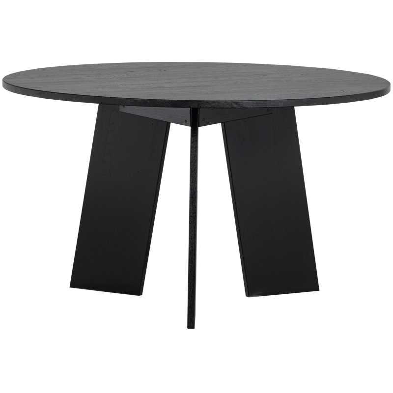 Fries Oak Round Solid Wood Dining Table