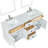 Didomenico 72" Double Bathroom Vanity Set