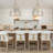 6 -Light Texture Glass Drum Chandelier-94654242