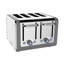 Dualit 4 Slot Architect Toaster Grey-137436584