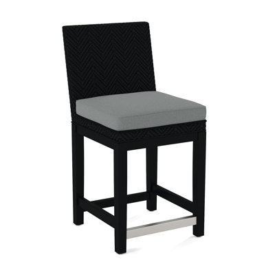 Tabouret de comptoir tissé
