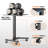 Mobile Rolling Small Table, Adjustable Height Computer Desk-1340532741