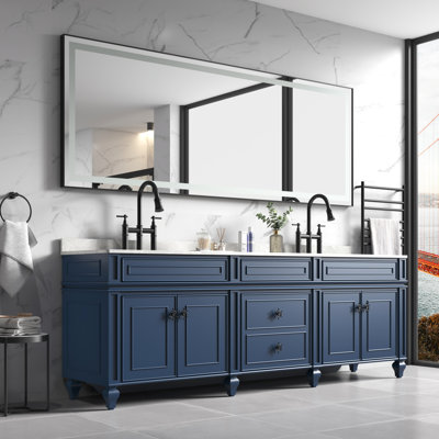 96*36 In Bathroom  Led Mirror Is Multi-Functional And Each Function Is Controlled By A Smart Touch Button.