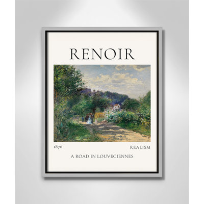 Old Masters Collection " A Road In Louveciennes " by Auguste Renoir