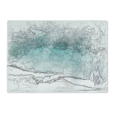 Tempered Glass Swanbourne Beach in Australia Chopping Board