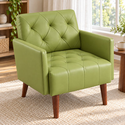 Fauteuil capitonné l 29,1 po Couey