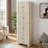 72.4" Tall Storage Cabinet Tall Storage Cabinet With 8 Doors And 4 Shelves ,Bookshelf Living Room, Kitchen, Dining Room, Office  Freestanding Storage Cabinet, WHI-1589177306