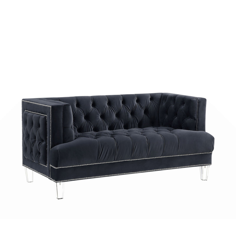 Causeuse en velours