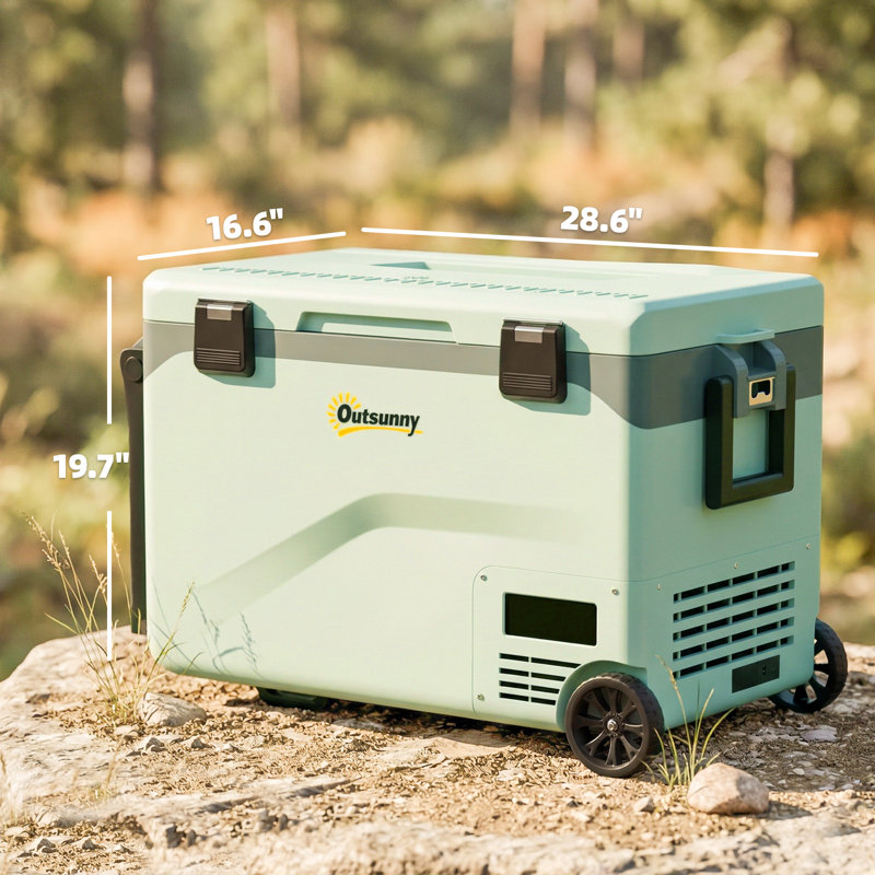 Outsunny Mini Fridge