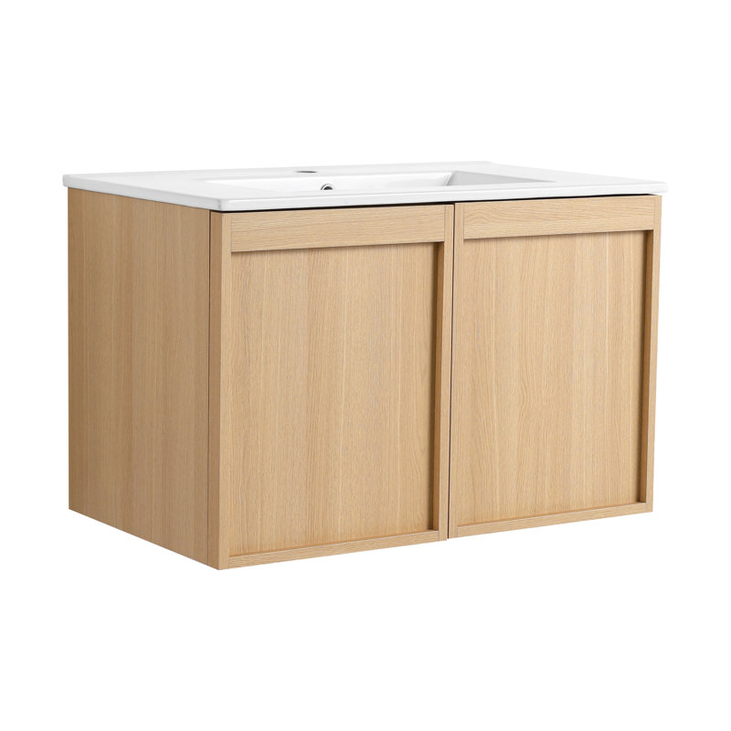 Meuble-lavabo flottant avec lavabo