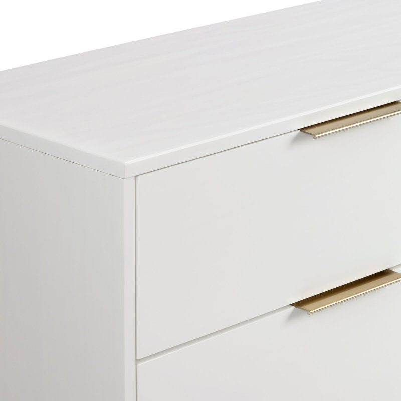 Commode 6 tiroirs Haven, Blanc