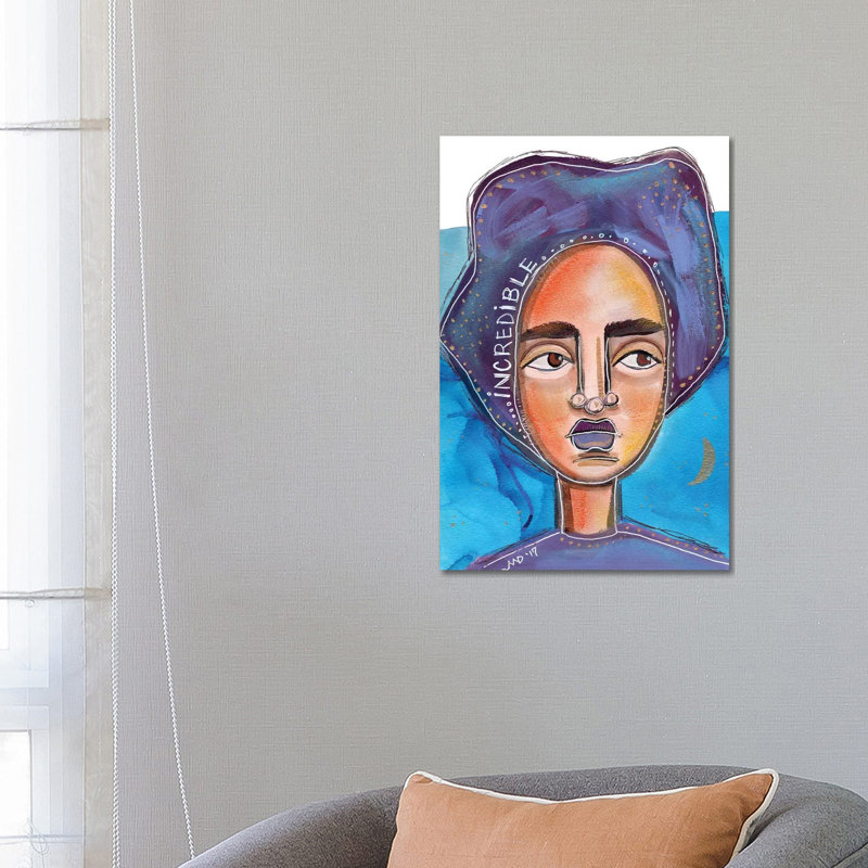 Incredible by Akaimi The Artist - Wrapped Canvas Print, 66.04 cm H x 45.72 cm W x 3.175 cm D