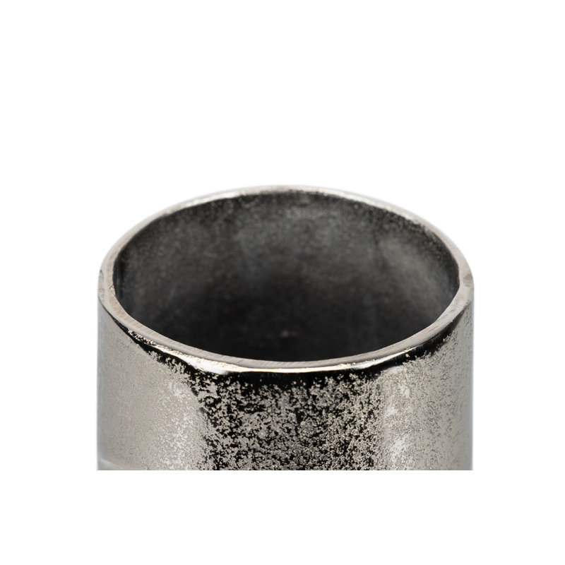 Hearld Metal Table Vase, 16x16x28 Cm, Nickel