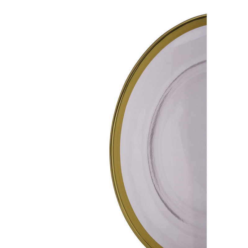 27Cm Dinner Plate With Gold Rim