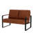 Azita 49'' Faux Leather Loveseat-840166196-851378060
