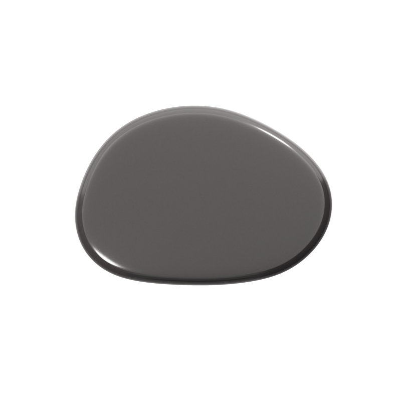 Jahmaal 2-Piece Glossy Coffee Table Set, Gray, 2 Pieces: End Table; Coffee Table