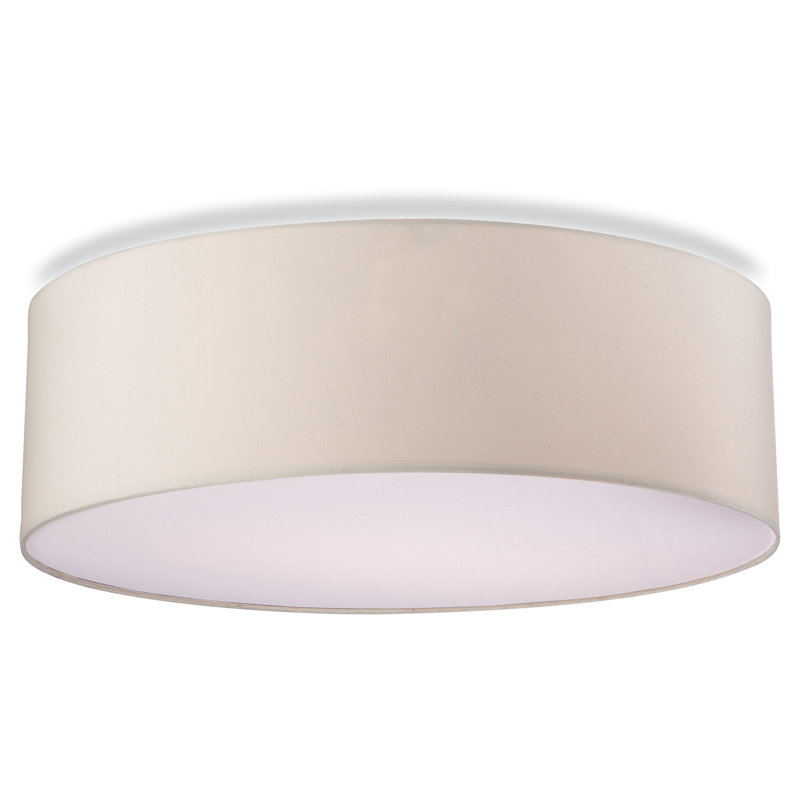 Coello PC Cotton Flush Mount, Cream