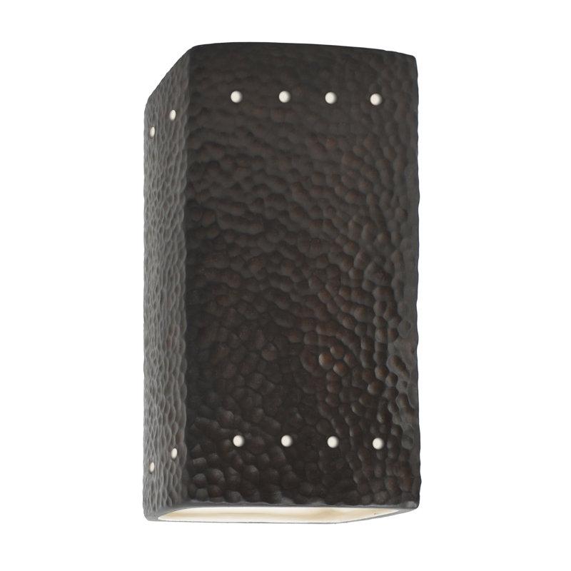 Juliannah 1 - Light Flush Mounted Sconce, Yes, Carbon Matte Black