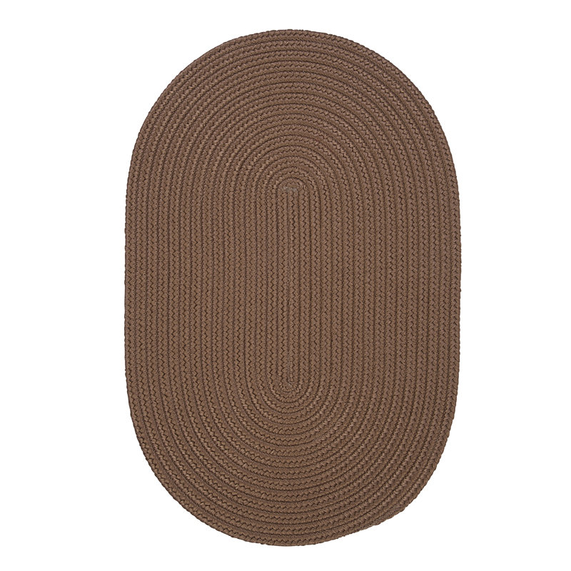 Tapis décoratif intérieur/extérieur brun mcneël, Ovale 15 pi x 20 pi