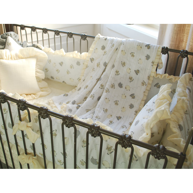 Jupe de lit de bébé Manzanares